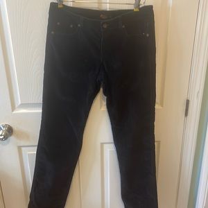 LL Bean Navy soft corduroy NWT pants